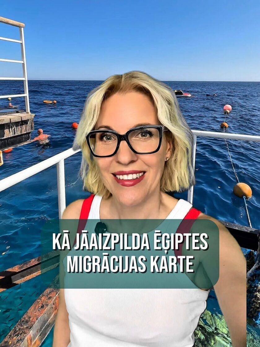 Kā jāaizpilda Ēģiptes migrācijas karte?